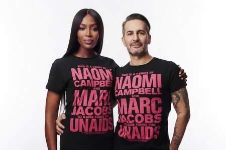 Марк Джейкобс и Наоми Кэмпбелл объединились против СПИДа