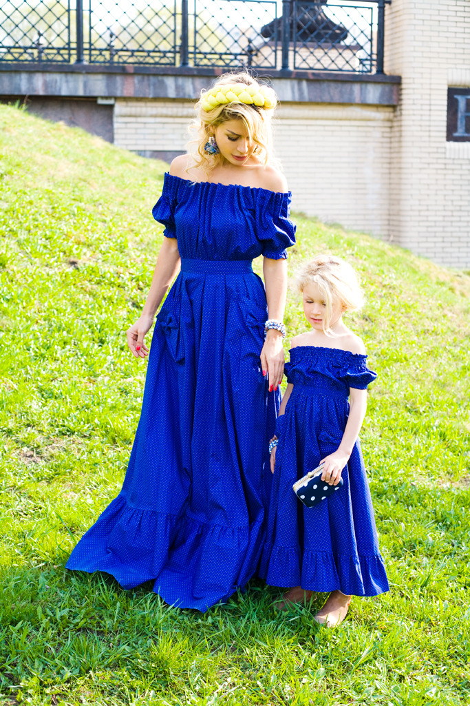 Платье своими руками для мамы и дочки