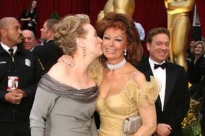 Мерил Стрип (Meryl Streep) и Софи Лорен (Sophia Loren) <br>на 81-й церемонии вручения премии &amp;Оскар&amp;