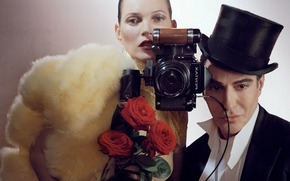 Мосс и Галльяно в новом Vogue