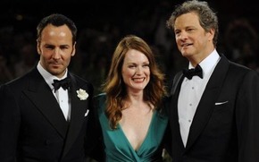 AFP: Tom Ford, US actress Julianne Moore and British actor Colin Firth