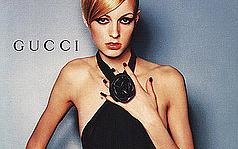 Жакетта Вилер в рекламе Gucci конца 90-х