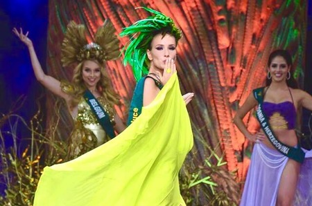 Анастасия Щипанова представила Белоруссию на конкурсе "Мисс Земля"