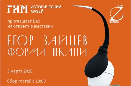 Выставка Егора Зайцева "Форма ткани" в Государственной историческом музее