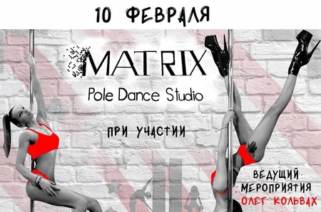 10 ФЕВРАЛЯ: Креативный день открытых дверей в Matrix Pole Dance Studio!